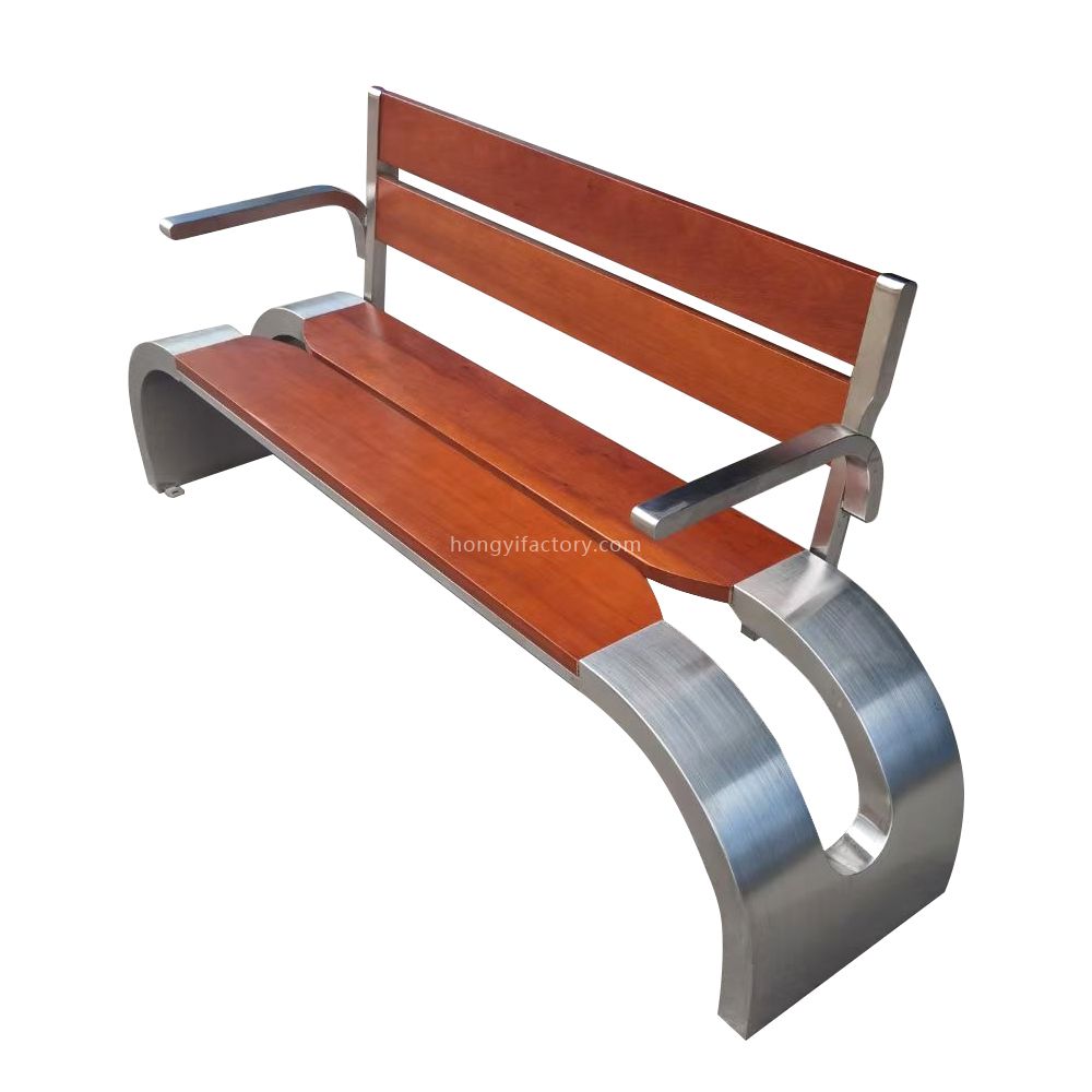 Park Chair Outdoor Square Wood