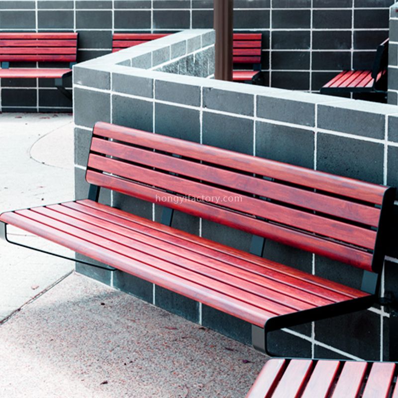 WPC Bench Seat Outside Public 