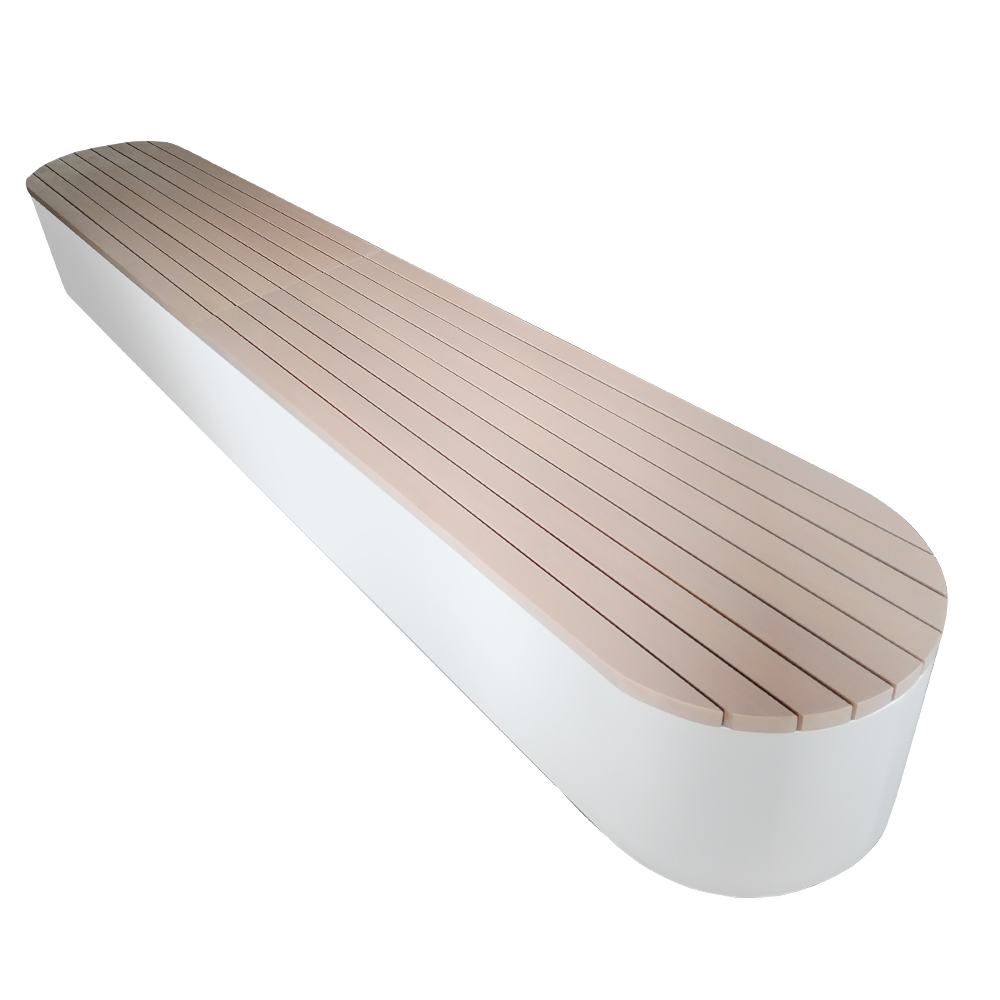 Comfortable Long Wood Bench Fu