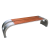 Outdoor Furniture Steel Wood B