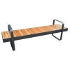 Corten Steel Benches Without B