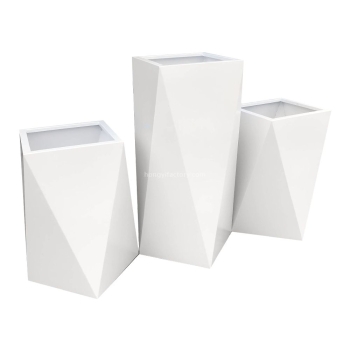 Metal Black Rectangular Planters Box Out