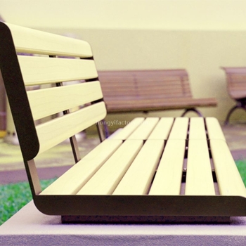 Outside Public Park Plastic Wood Slat Se