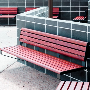 WPC Bench Seat Outside Public Park Bench