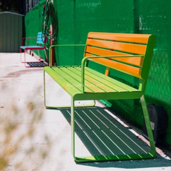 Chair Outside Commercial Wood Bench Outd