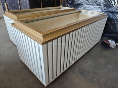 Rectangular double-color outdoor metal f